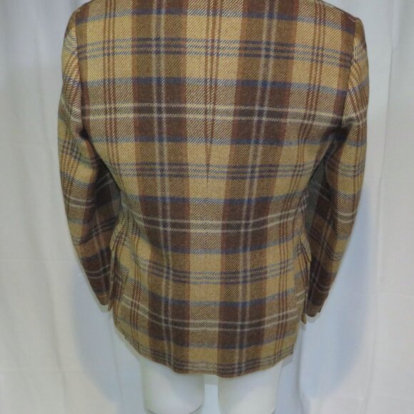 Ralph Lauren Purple Label Handmade Kent Bellows Brown Plaid 44R NWT $4995 - Picture 9 of 15